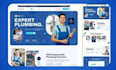 design a professional plumbing website that converts visitors into leads
