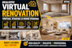 create realistic virtual renovation, virtual staging