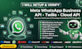 verify meta whatsapp business API twilio cloud API integration embedded signup