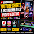 create engaging youtube shorts or instagram reels and tiktok
