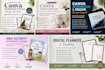 design canva ebook, digital planner, canva ebook redesign, edit canva workbook