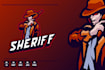 create a vintage mafia logo with classic gangster elements