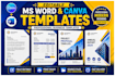 design editable microsoft word templates and canva templates