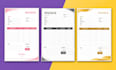 design editable ms word invoice, receipt and fillable form templates