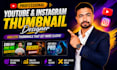 design viral youtube and instagram thumbnail designs