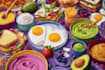 draw food, drinks and any illustrations a cooking theme