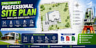 create a professional site plan from land survey data
