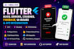 fix flutter bugs, errors, crashes, firebase, UI issues and API integration