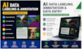 do ai data labeling, annotation and data entry