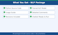 build a python nlp chatbot or text classifier for your project