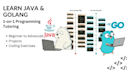 teach java and golang programming from basics to advanced