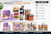 design amazon and flipkart kitchen product listing images
