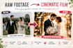 turn your wedding footage into a cinematic wedding video
