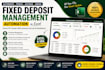 create an excel fixed deposit management system