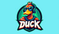 do unique duck head logo design