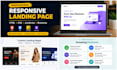 design and develop a responsive landing page