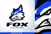premium fox head logo design with a professional look