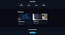 provide a dark mode developer portfolio HTML template