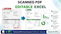 manually convert scanned PDF to editable word with ocr