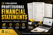 prepare financial statements from trial balance professionally