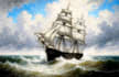create ship oil painting for you