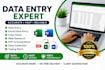 do accurate data entry, excel, copy paste, web research, PDF conversion