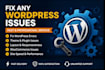 fix wordpress issues and critical bugs