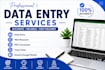 accurate data entry, web research, copy paste