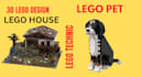 do custom lego moc, bricklink studio model lego portrait lego pet xml part list