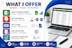 do accurate data entry, copy paste, excel and PDF conversion