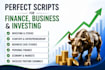 write engaging finance and business youtube video scripts