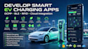 develop smart ev charging app with ble, rfid, and cloud integration