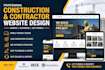 build squarespace construction, contactor, roofing website