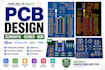 design professional pcb, schematic and bom in kicad, easyeda