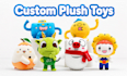 create custom plush toy designs for production and prototyping