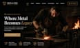 design squarespace metalsmith blacksmith  website jeweler website weaver textile