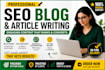 do SEO article writing and blog post writing