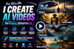 create stunning ai generated videos, teaser and ai animation