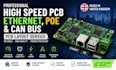 design high speed pcb, ethernet, poe and can bus pcb layout