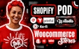 upload designs to your shopify woocommerce printify yoycol payhip kofi pod store