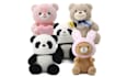 create custom plushie reference sheet for stuffed animal character design