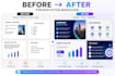 design a professional canva presentation with content