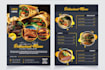 create a high quality menu board design for your cafe or restaurant