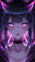 make portrait illustration with cyberpunk anime style