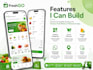 develop food delivery app grocery app restaurant app in flutterflow