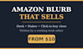 write a book blurb and amazon description that sells