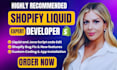 do shopify bug fixing and shopify custom coding