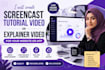 do screen recording and video editing