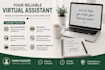 be yourvirtual assistant for data entry and customer support