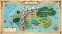 draw beautiful map in vector illustration